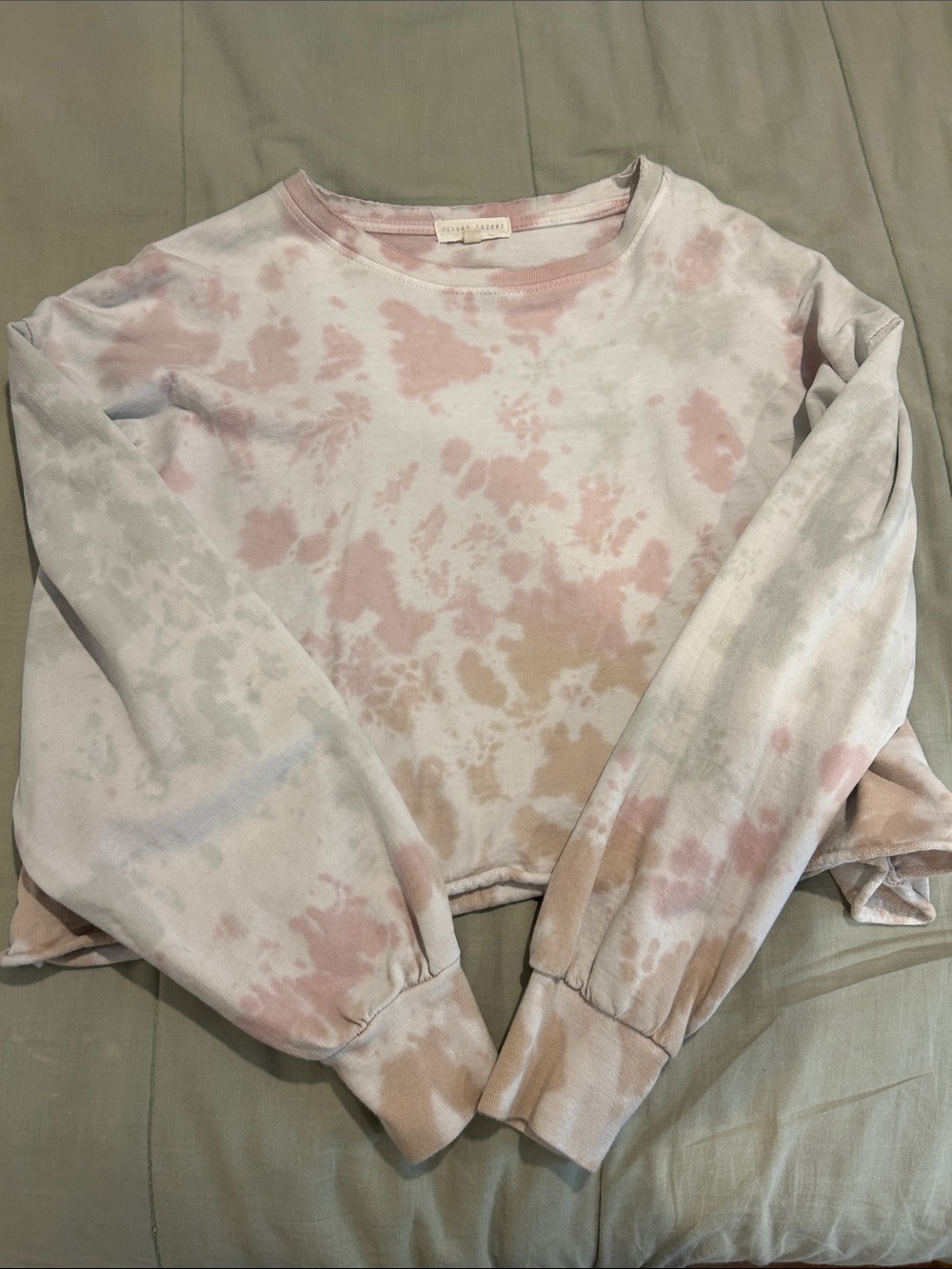 tie die crop top